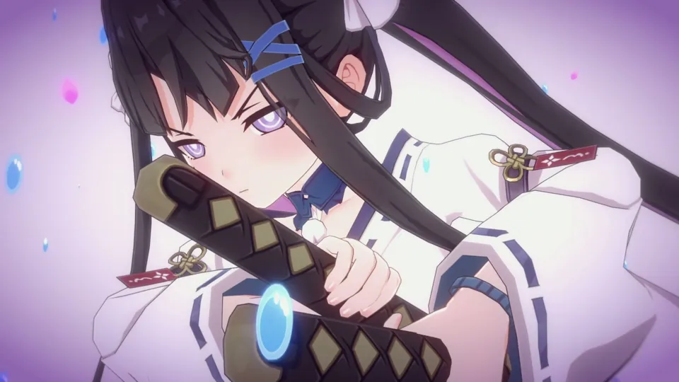 A sword-wielding Stella Sora Trekker in official promotional art.